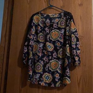 Isaac Mizrahi multicolored tunic